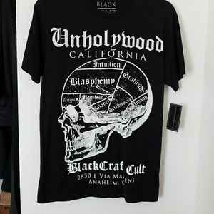 Unholywood Black Craft skull T-shirt